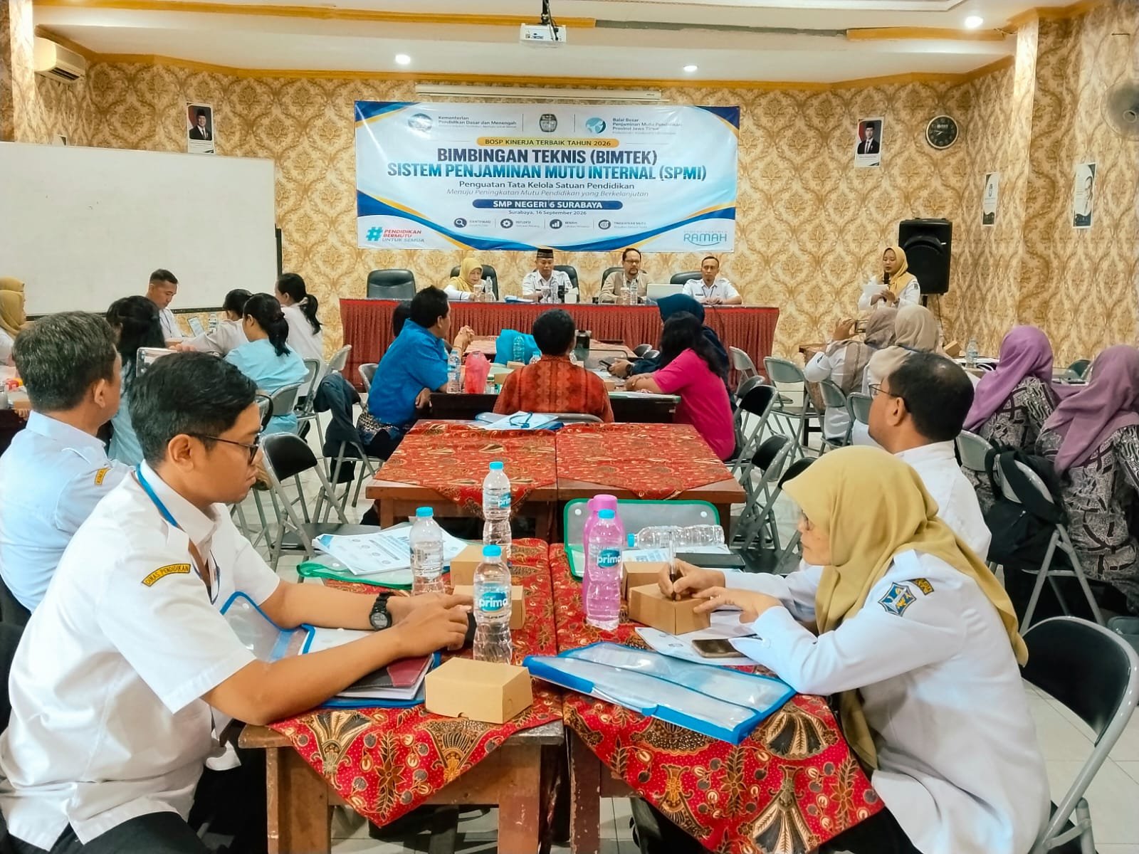 Bimbingan Teknis SPMI SMP Negeri 6 Surabaya: Penguatan Tata Kelola Satuan Pendidikan Menuju Peningkatan Mutu Berkelanjutan