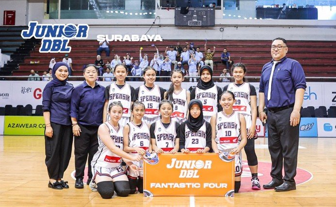Tampil Dominan, Srikandi Spensix Melenggang ke Fantastic Four Junior DBL Surabaya